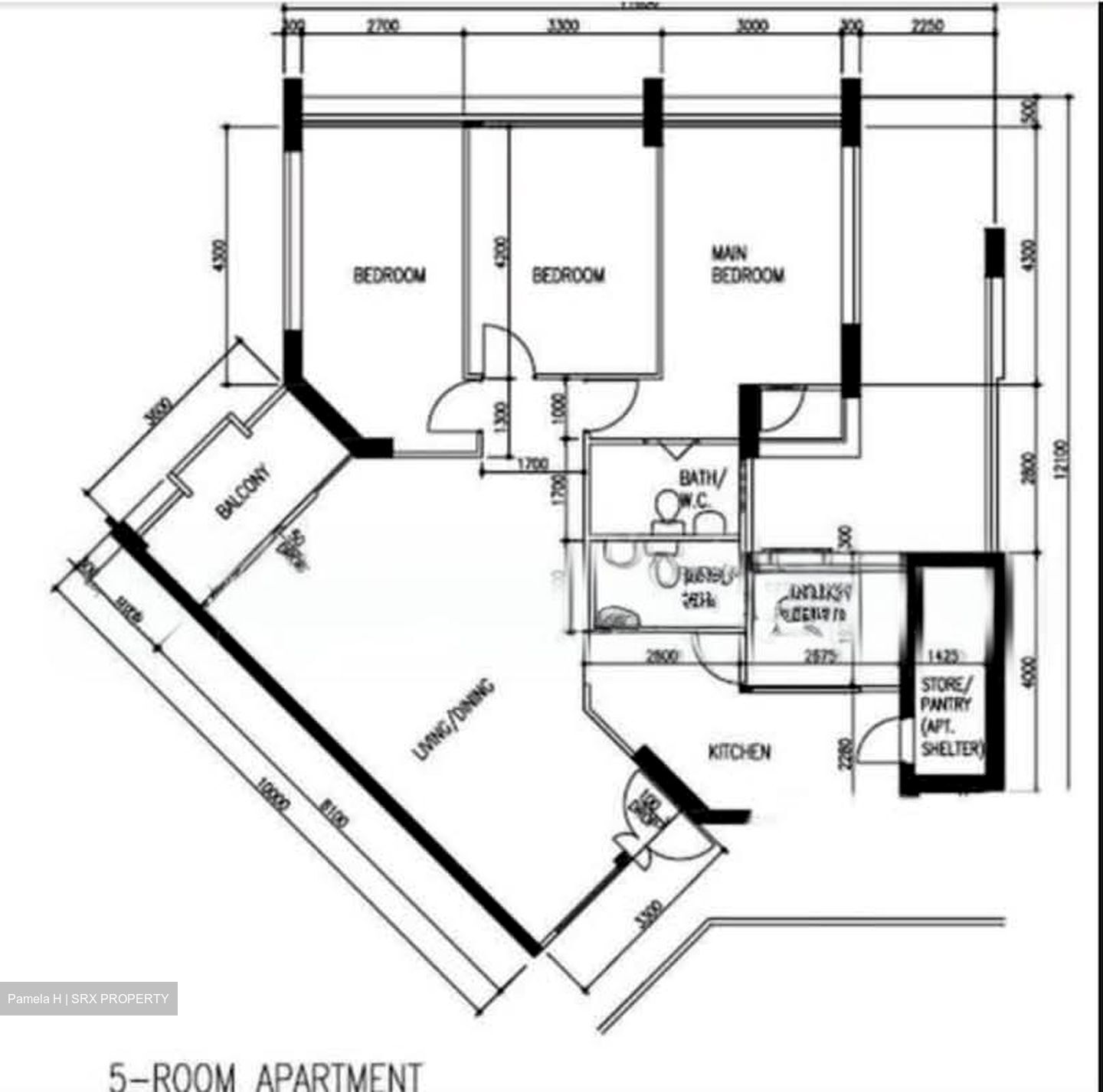 Blk 236 Compassvale Plains (Sengkang), HDB 5 Rooms #561605001